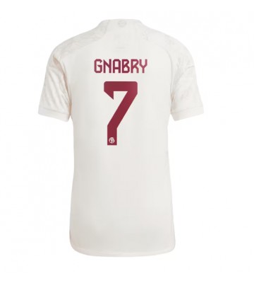 Lacne Muži Futbalové dres Bayern Munich Serge Gnabry #7 2023-24 Krátky Rukáv - Tretina